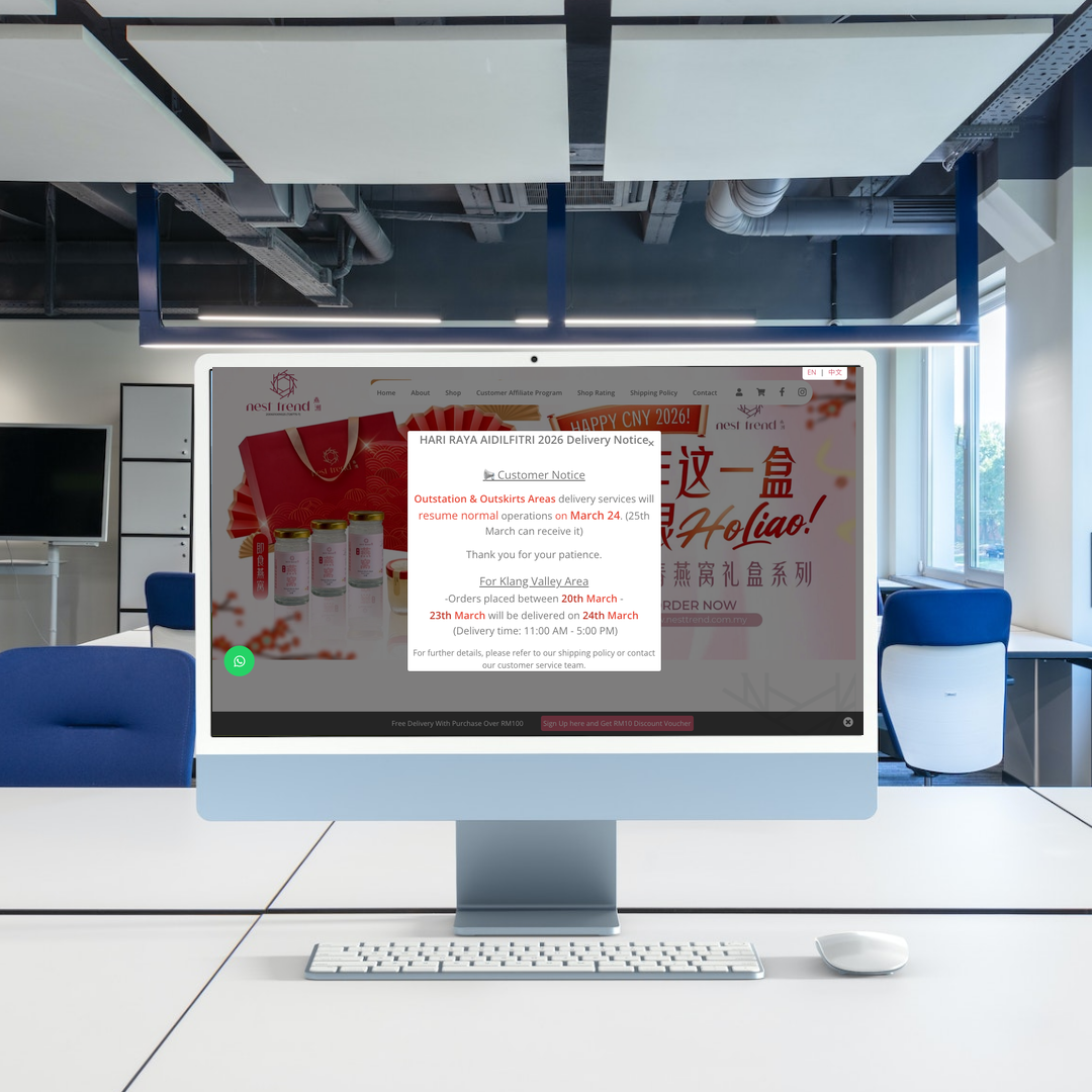 Golden-Mah Bird's Nest Sdn Bhd Website Design & SEO Case Study | Bird Nest Gift Box in Selangor