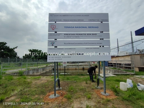 OUTDOOR PROJECT SIGNBOARD AT KAPAR | KLANG | SELANGOR | MERU