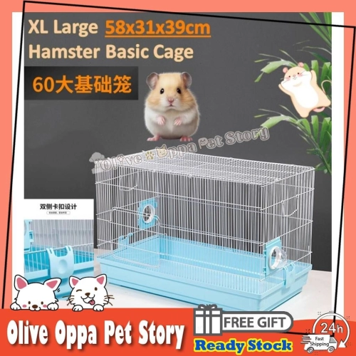 XL Large Hamster Basic Cage Hamster House for pets rabbit sugar glider Guinea pig cage 仓鼠笼子 仓鼠60笼子