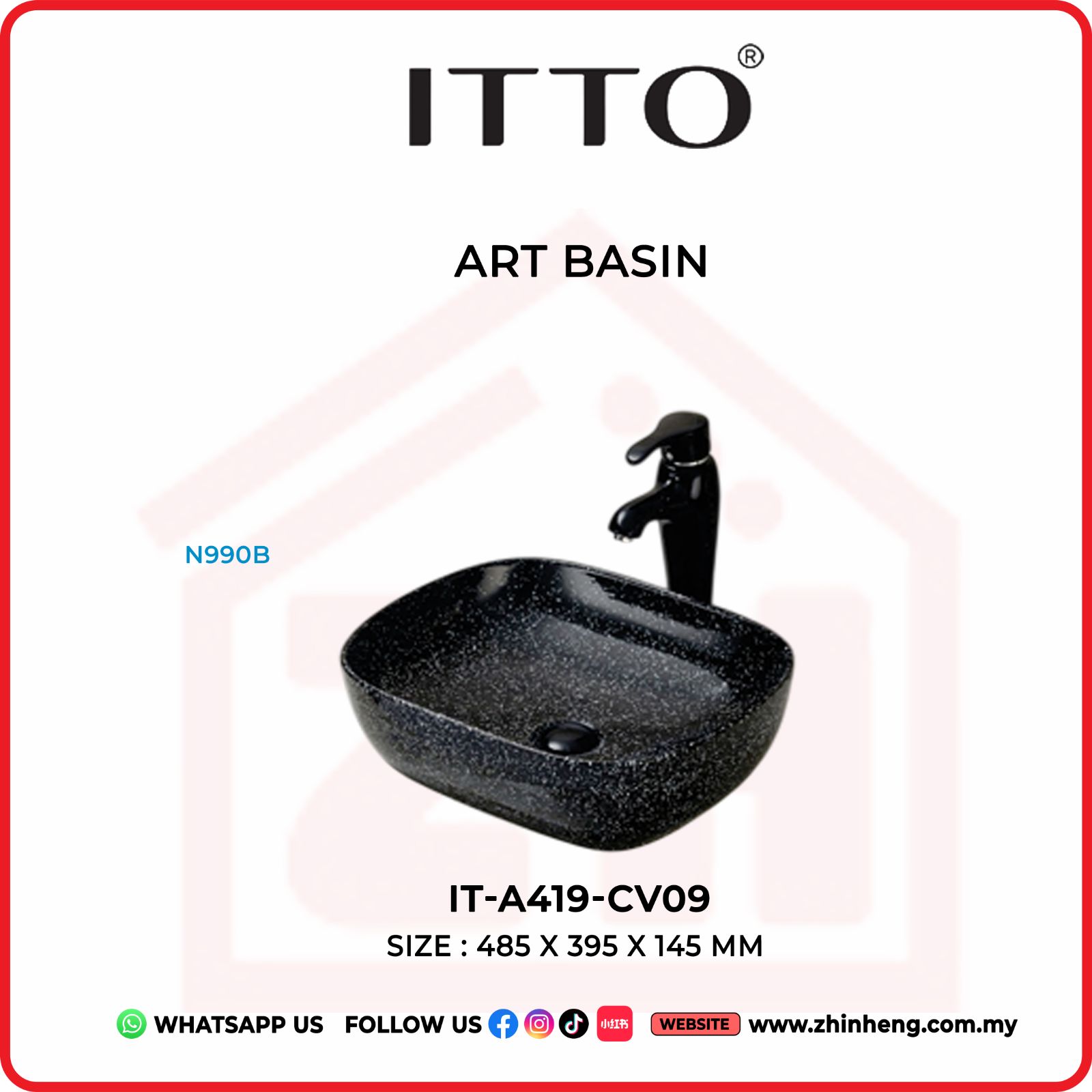 ITTO ART BASIN  IT-A419-CV09