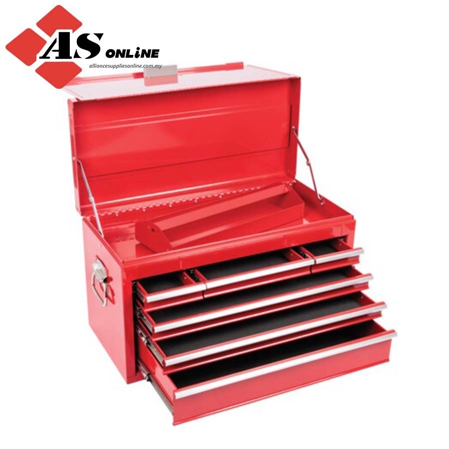 KENNEDY Tool Chest, Classic Red, Red, Steel, 6-Drawers, 385 x 690 x 315mm, 75kg Capacity / Model: KEN5945240K