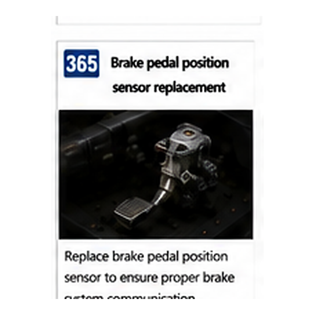 Brake Pedal Position Sensor Replacement