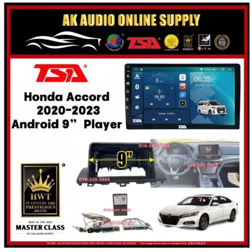 818 2+32GB◾TSA Honda Accord 2020 - 2023 Android 9'' inch DSP/QLED/CARPLAY Car Player Monitor