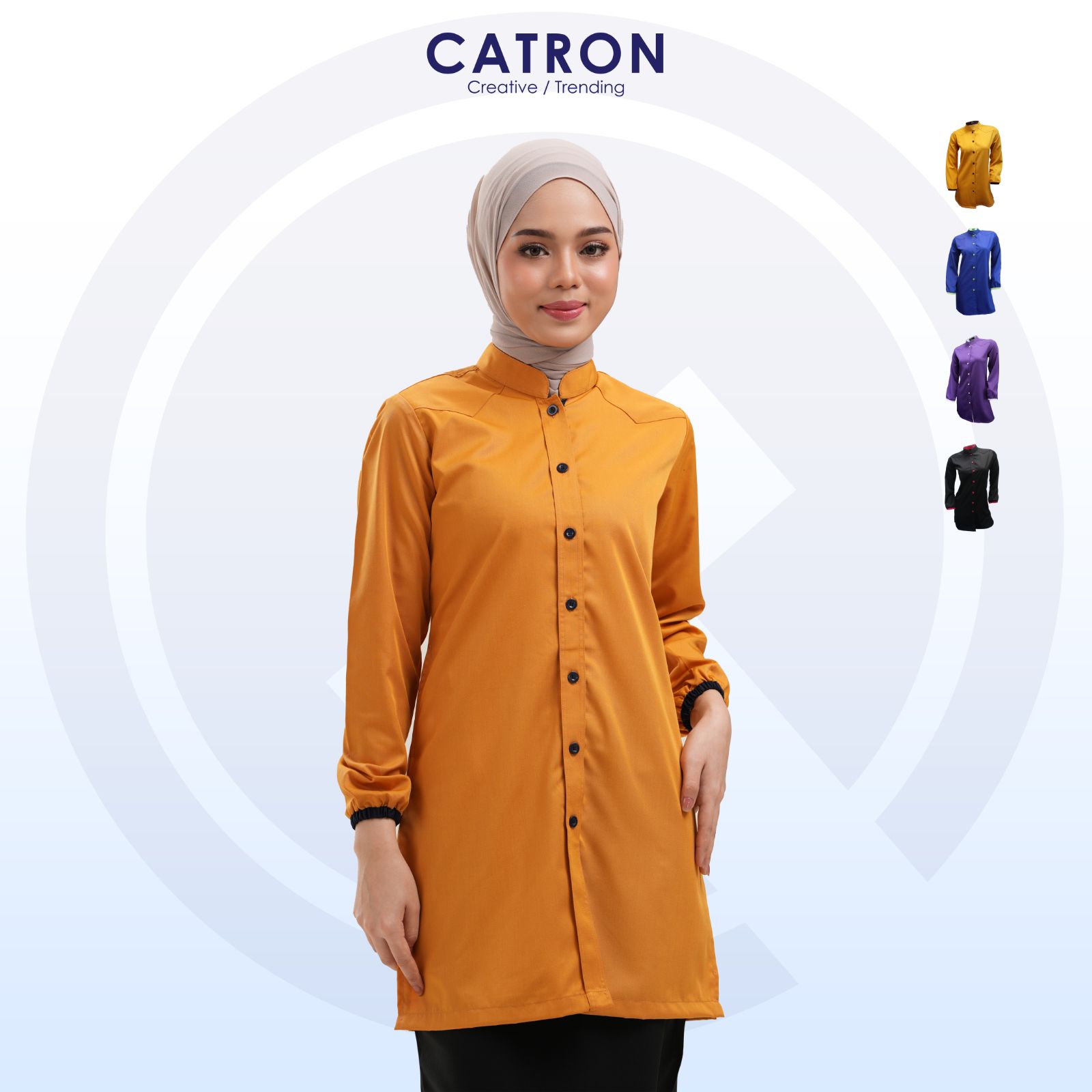 FC 1082 Polycotton Muslimah Corporate Shirt