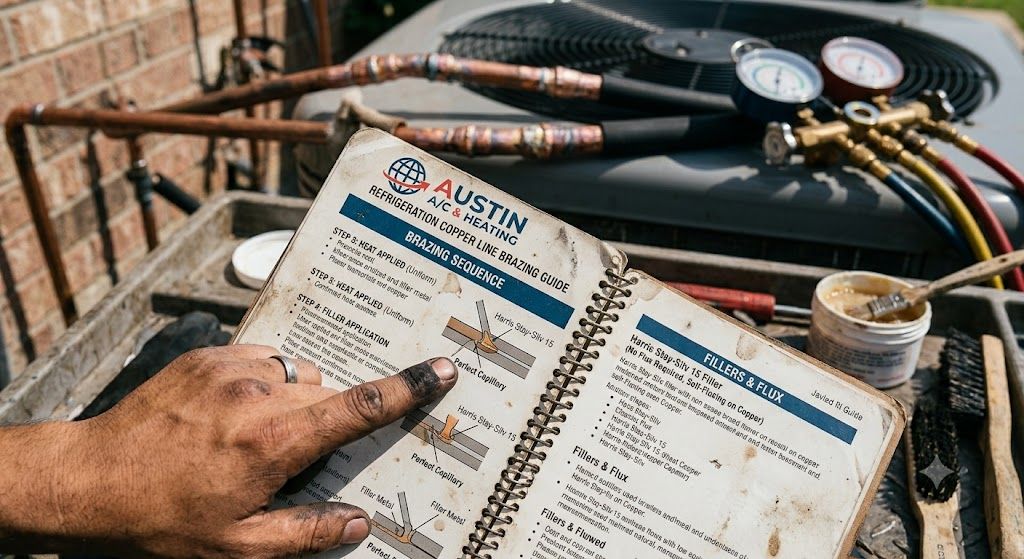 refrigeration copper line brazing guide