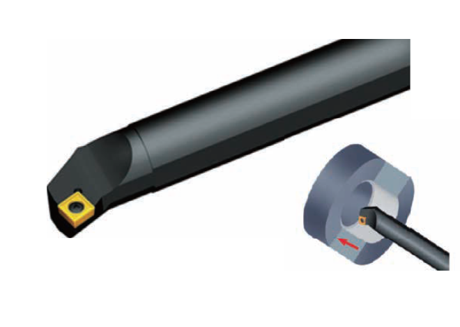 Internal Toolholders (for Positive Type S Inserts, Cutting Edge Angle ...