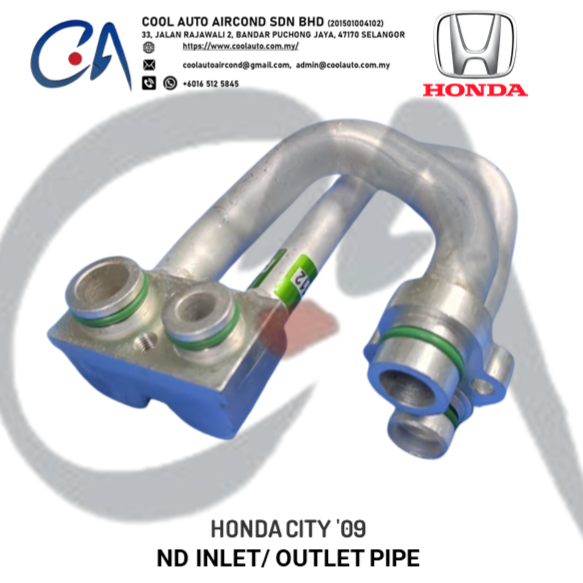 HONDA CITY '09 ND INLET/ OUTLET PIPE