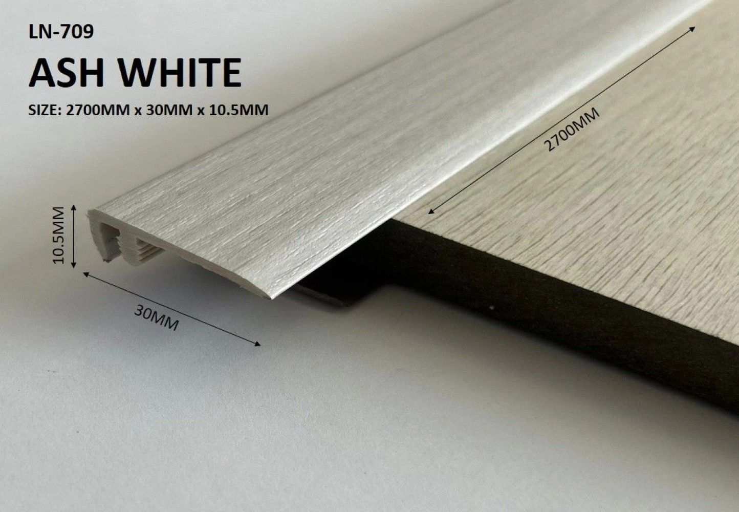 END PROFILE LN-709 (ASH WHITE)