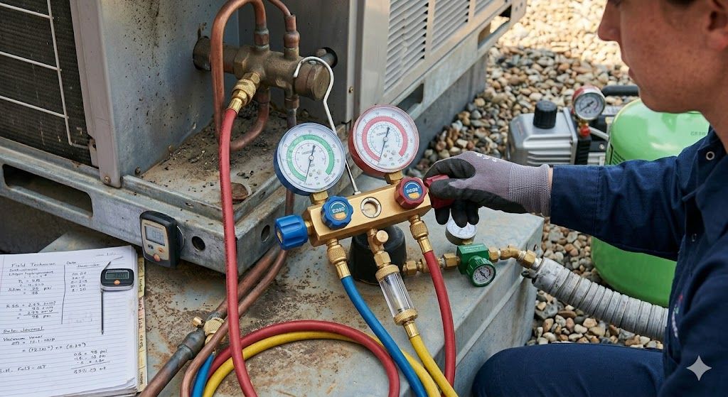 R290 charging manifold set
