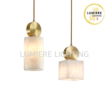 Brass Marble Luxury Gold Pendant Light