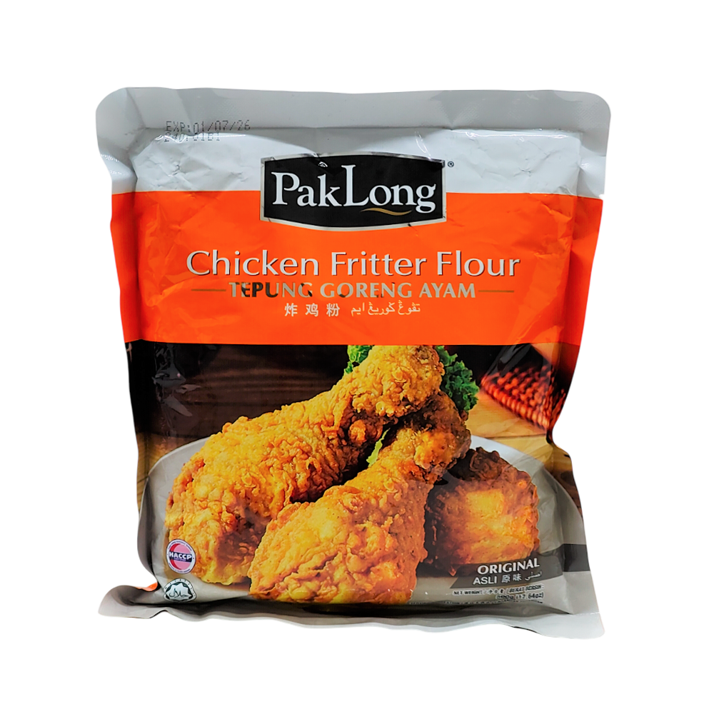 Pak Long Tepung Goreng Ayam Asli / Chicken Fritter Flour Original 500g