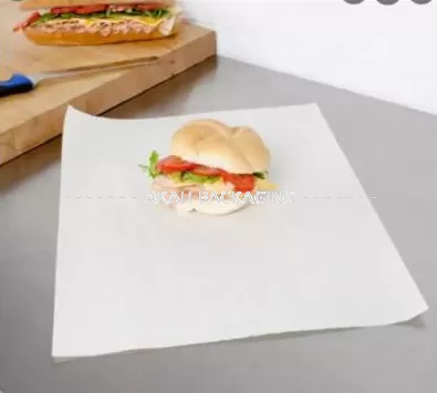 Paper Burger Wrapper 13" x 12" PLAIN