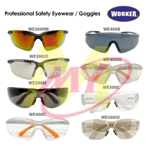 WORKER Premium Safety Eyewear / Safety Goggle Series