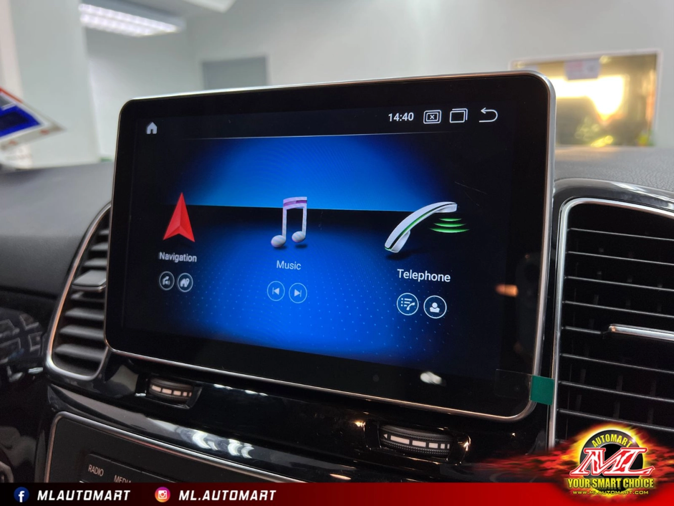 Mercedes Benz GLE Class W166 Android Monitor