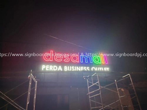 3D LED Box Up Lettering at Kuala Lumpur (KL) | Malaysia | Pandan Indah | Pandan Perdana