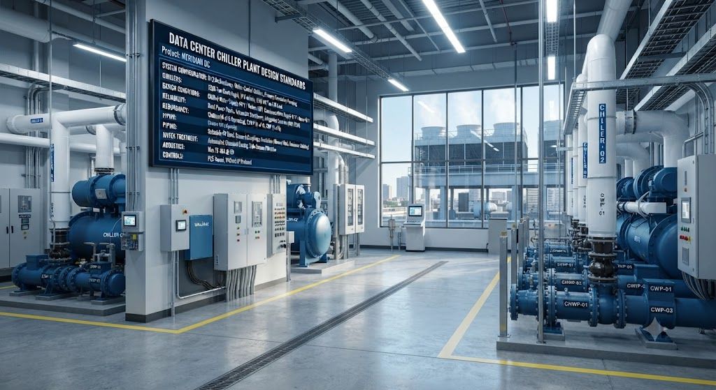 Data center chiller plant design standards