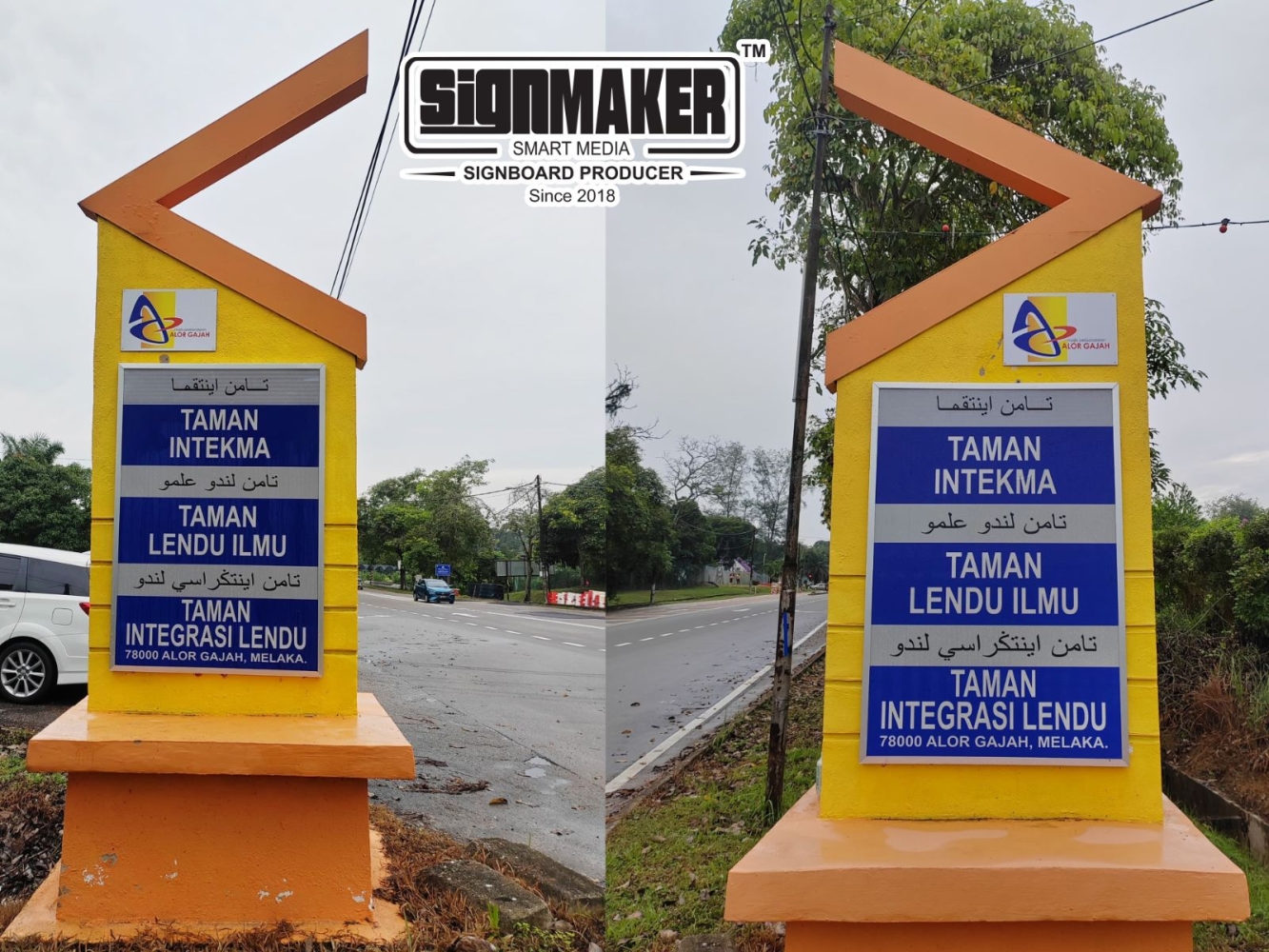 Papan Tanda Projek Pembinaan
