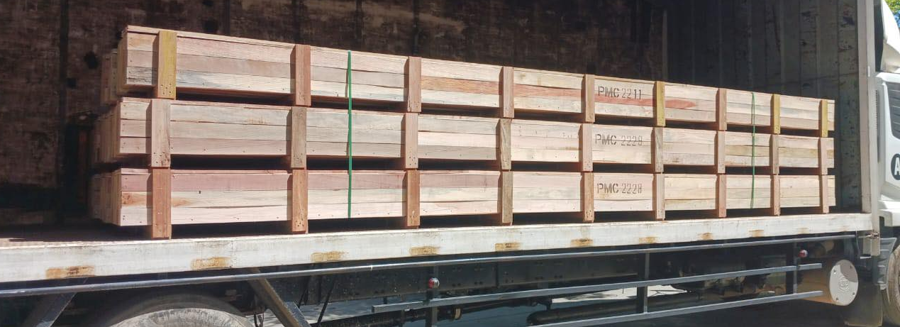 Industrial Long-Length Wooden Box