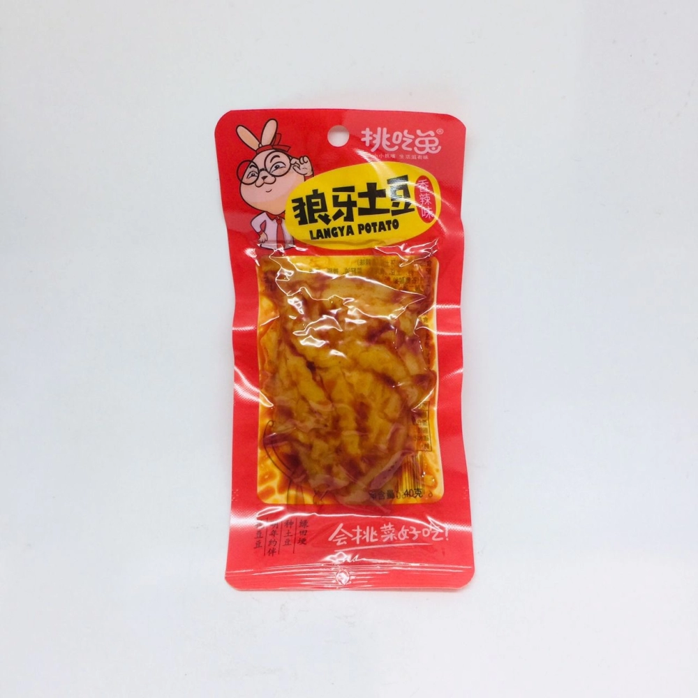 Tiaochitu Langya Potato（Spicy Flavor）挑吃兔狼牙土豆（香辣味）40g