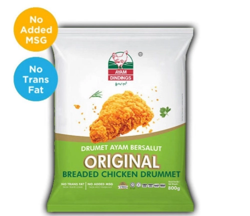 Ayam Dindings Original Breaded Chicken Drummet 800g