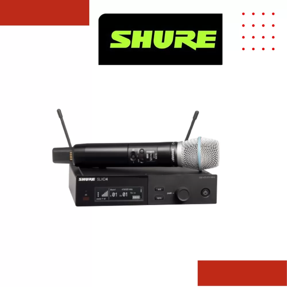 Shure SLXD24/B87C Wireless System with Beta 87C Handheld Transmitter