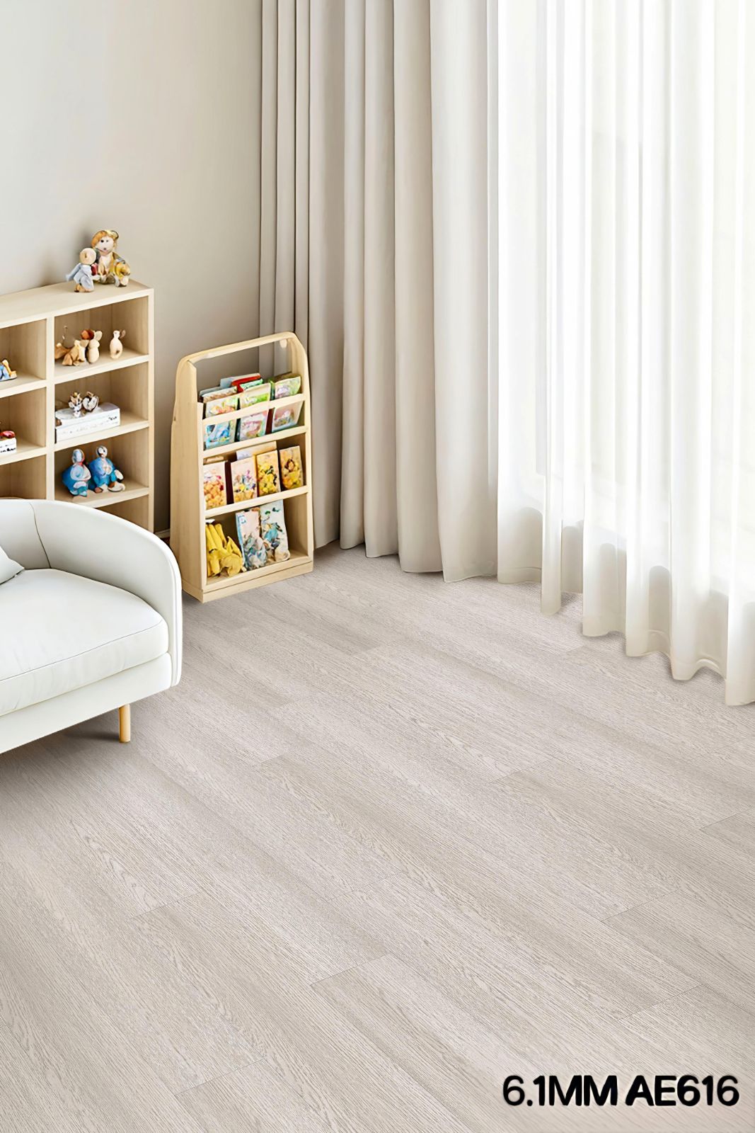 SPC FLOORING 6.1MM CODE AE616