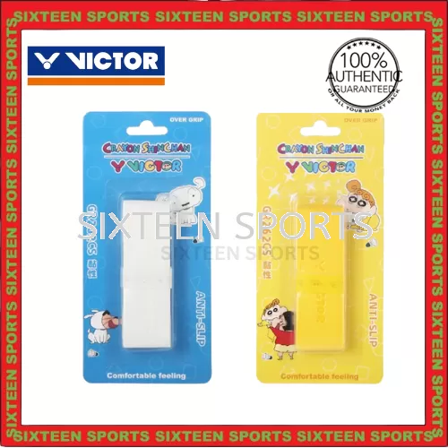 VICTOR x CRAYON SHINCHAN OverGrip GR262CS (White) , (Yellow)