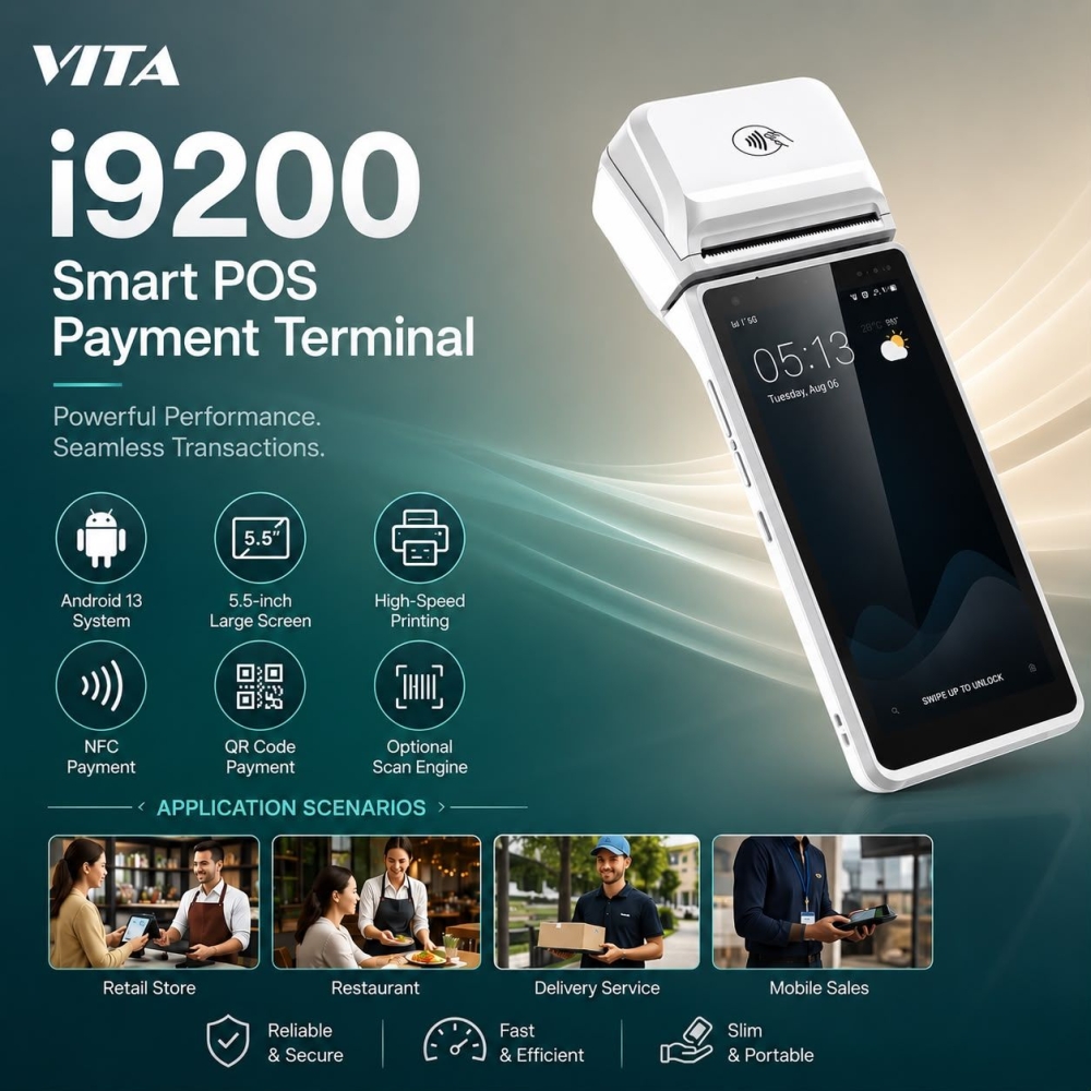 VT-i9200 SMART POS PAYMENT TERMINAL