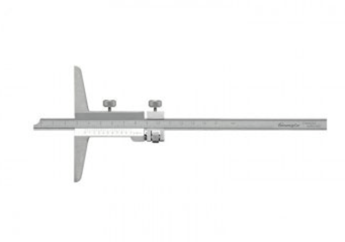 GUANGLU Vernier closed depth gauge with fine adjustment