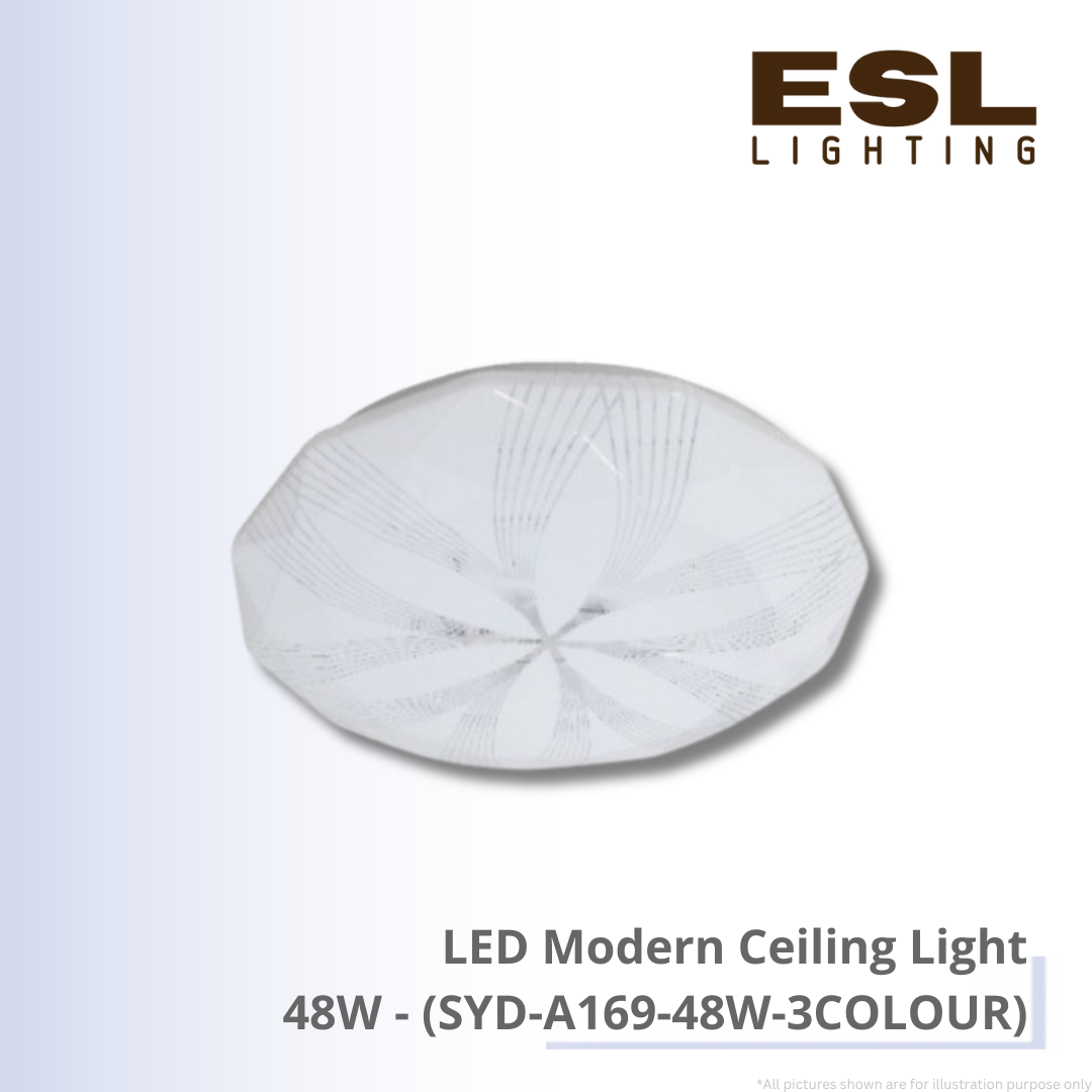 LED Modern Ceiling Light 48W - SYD-A169-48W-3COLOUR