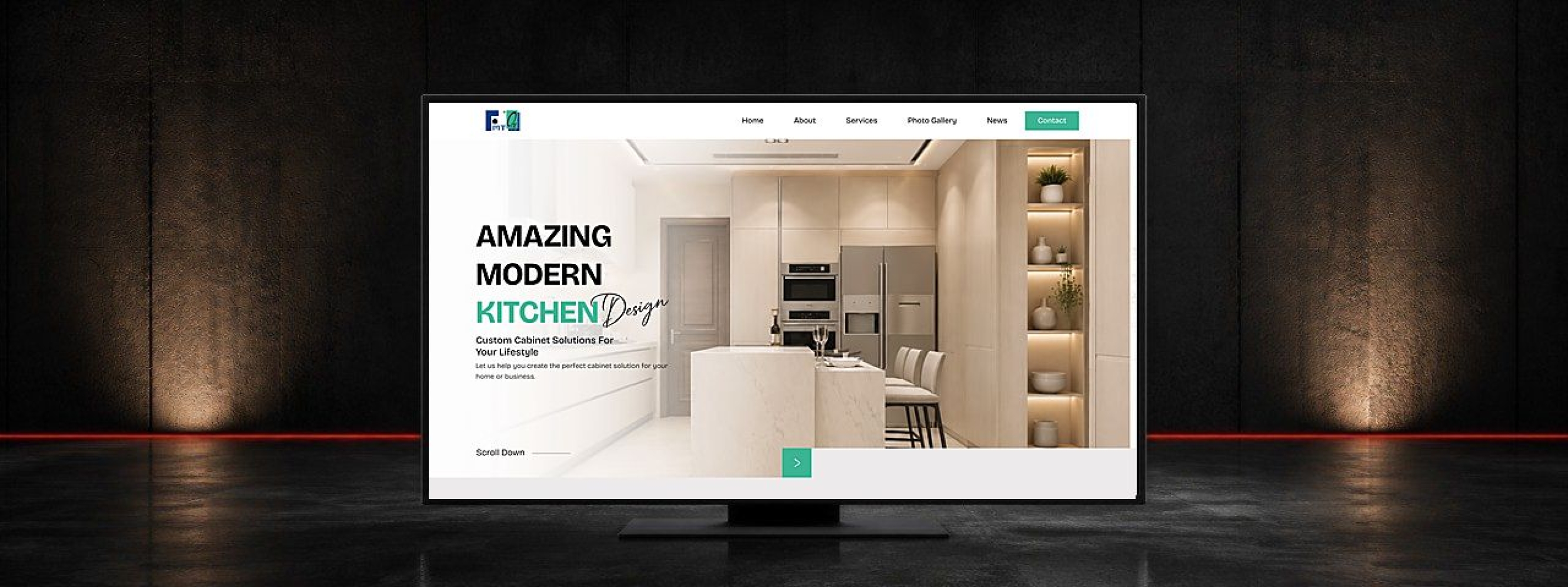 The One Kitchen Custom Cabinet Website Design Case Study in Penang
