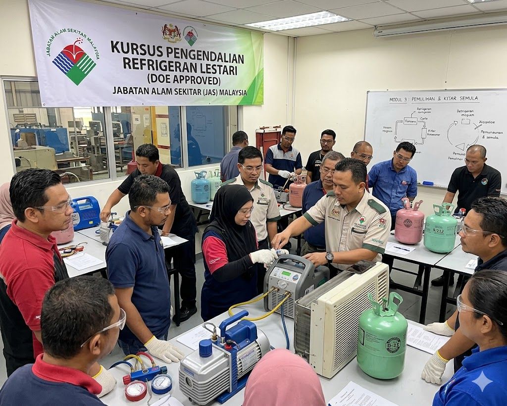 DOE approved refrigerant handling course