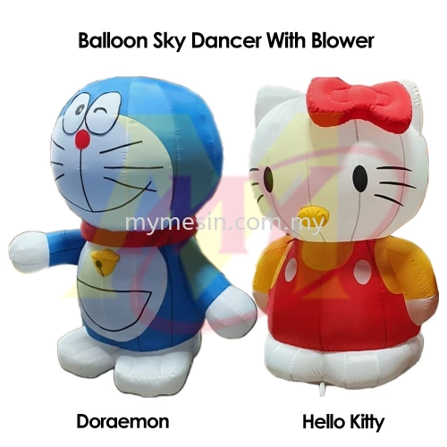 Giant Inflatable Hello Kitty / Doraemon Balloon With 370W Blower