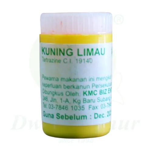 Serbuk Warna Kuning Limau Cap Kmc X12 Unit