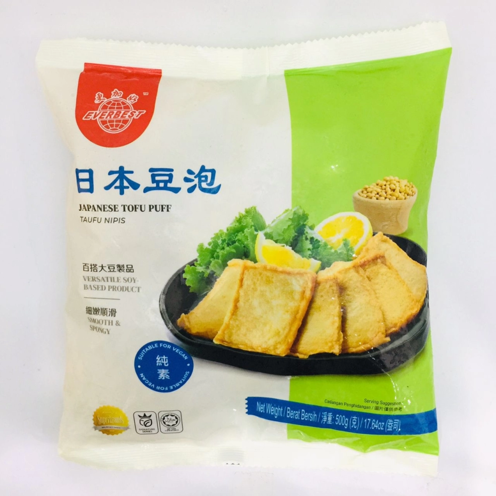 Everbest Japanese Tofu Puff更加好素日本豆泡500g