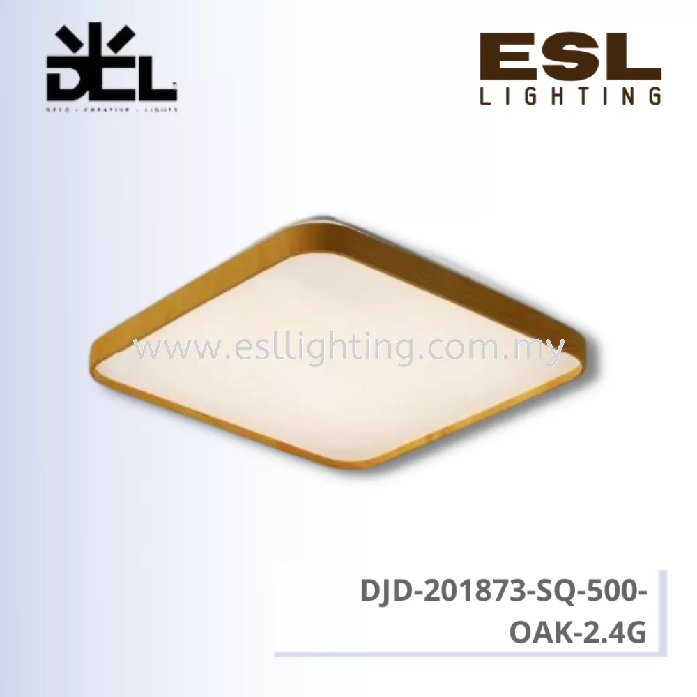 DCL CEILING LAMP DJD-201873-SQ-500-OAK-2.4G