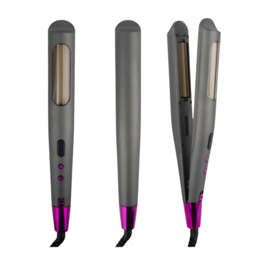 LCD Automatic Rotating Hair Crimper Ion Auto Crimping Corrugated Iron Corn Plate Iron Auto Rotate Corn Splint