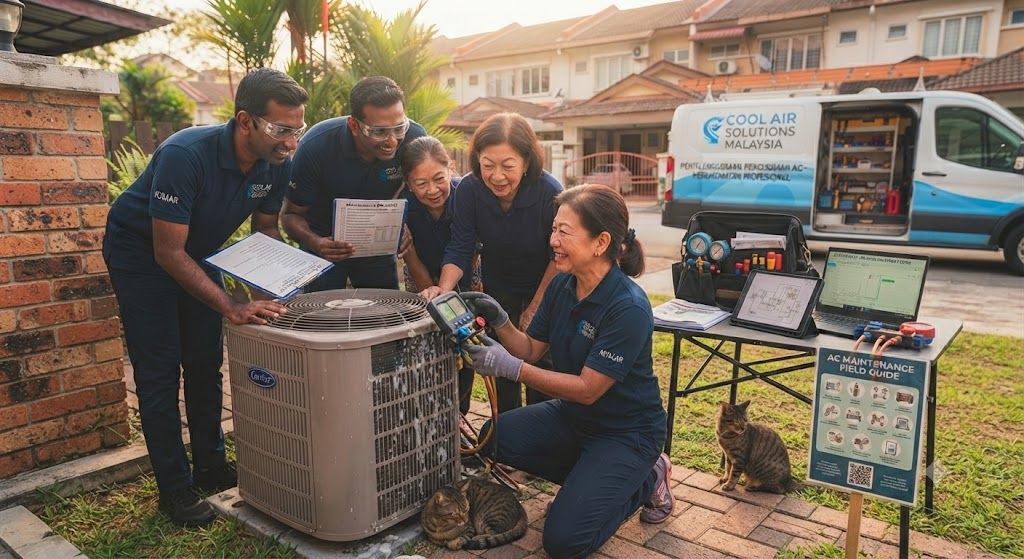 Hands-on air conditioning maintenance course