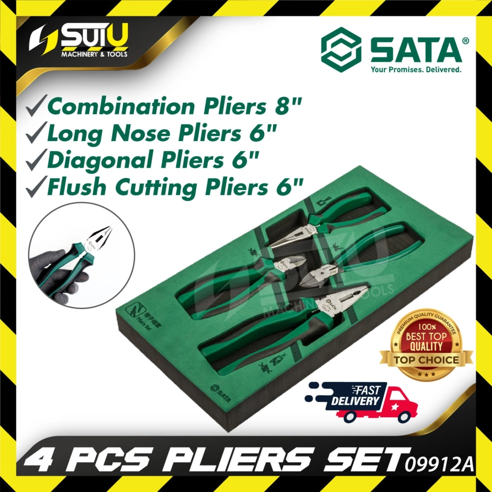 SATA 09912A 4PCS Pliers Set