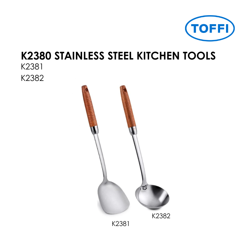 TOFFI K2380 SERIES STAINLESS STEEL KITCHEN TOOLS K2381 K2382
