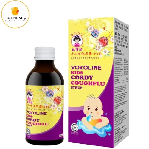 YOKOLINE KIDS CORDY COUGH FLU SYRUP 60ML