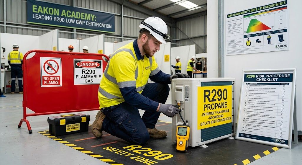 R290 low GWP system risk procedures