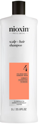Nioxin Cleanser 4 Shampoo 1000ml (New Packing)