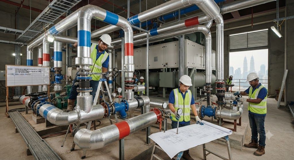 Commercial chilled water piping contractor Malaysia