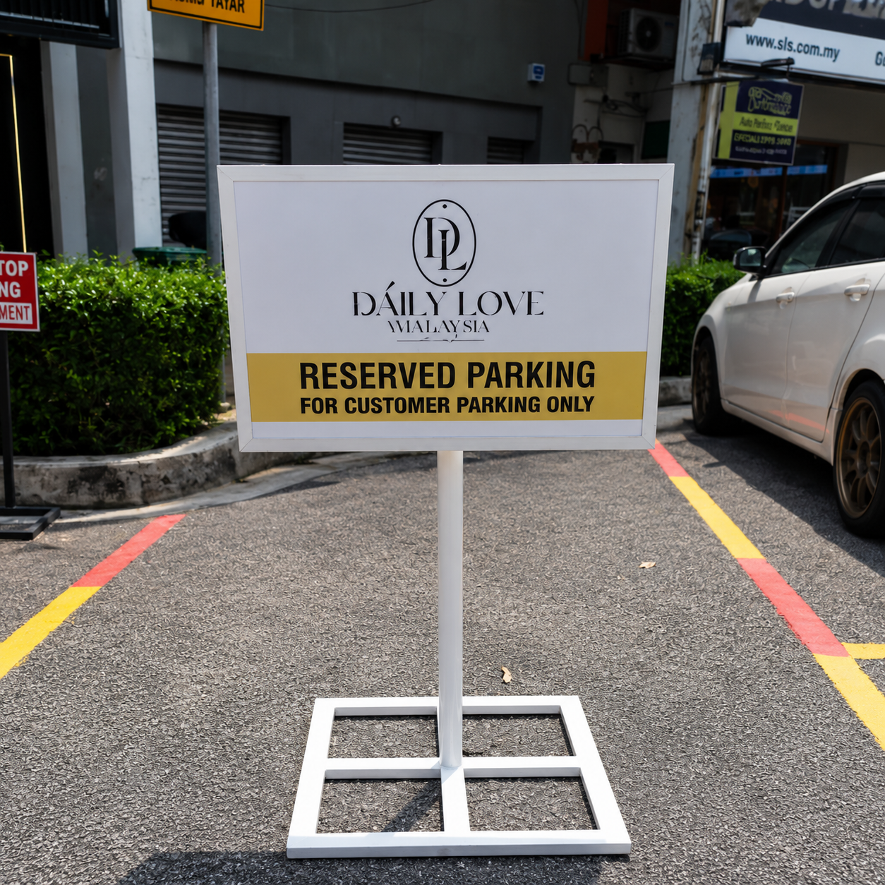 Reserved Parking Sign Malaysia | Metal Signage Specialist 