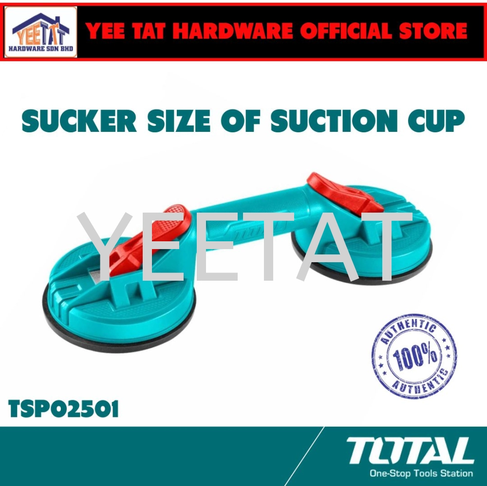 [ TOTAL ] TSP02501 Sucker Size of Suction Cup / Double Glass Sucker (50kg)