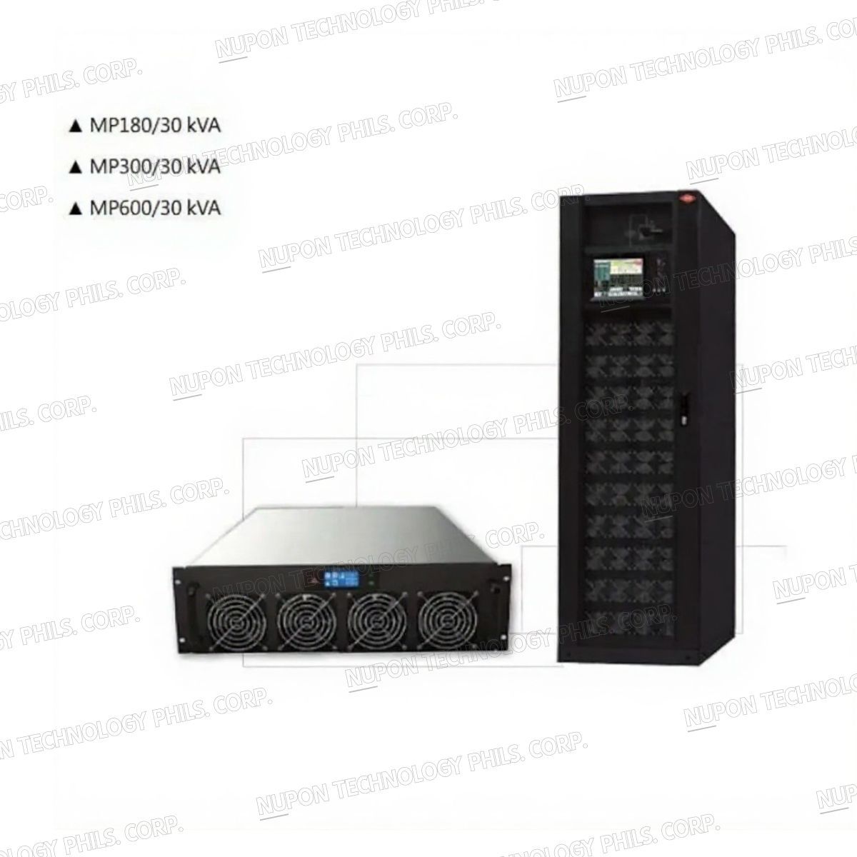 Three Phase Online UPS; 30KVA Modular Type