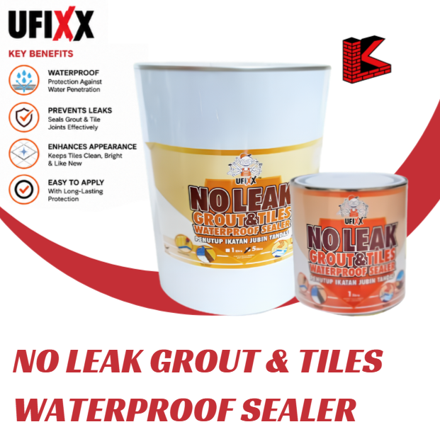 UFIXX NO LEAK GROUT & TILES WATERPROOF SEALER (CLEAR)