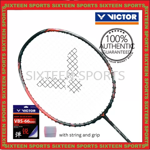 VICTOR Thruster Ryuga Metallic Badminton Racket TK-RYUGA-MTL-C (C/W VBS66 String & Overgrip)