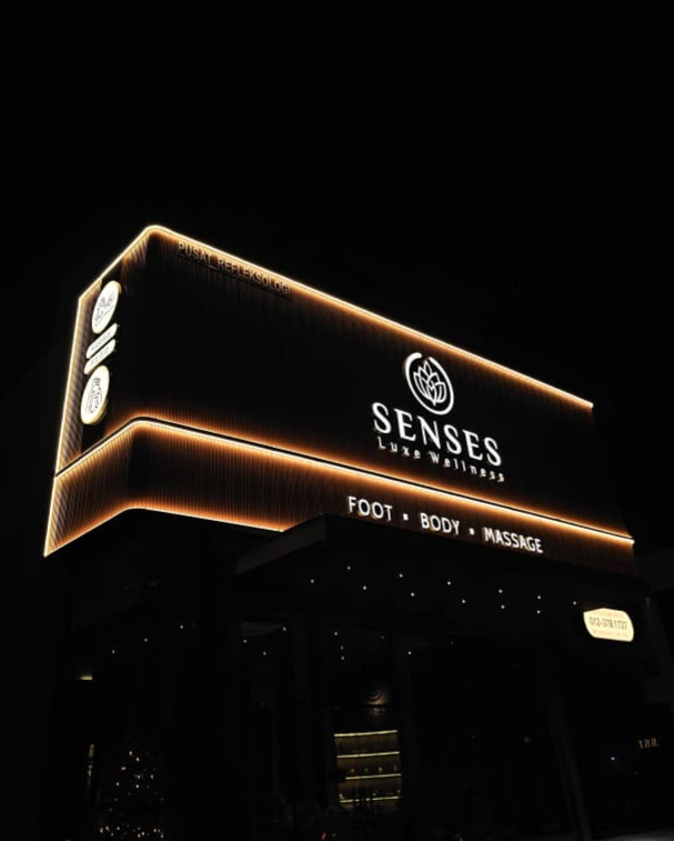高可视度建筑展示效果 | 专业 3D LED 正面发光招牌制作商 | Taiping、Penang & George Town